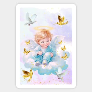 Cute Baby Angel Sticker